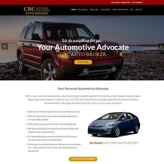 los angeles website design